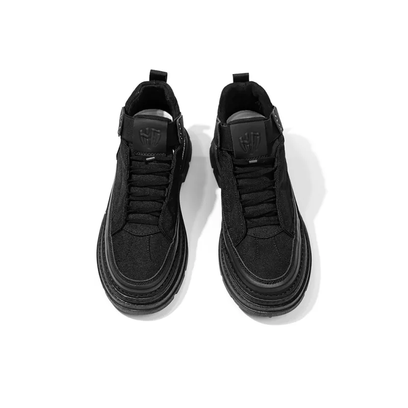 Paul Gabriel Mid Top Casual Shoes Men's Black-3