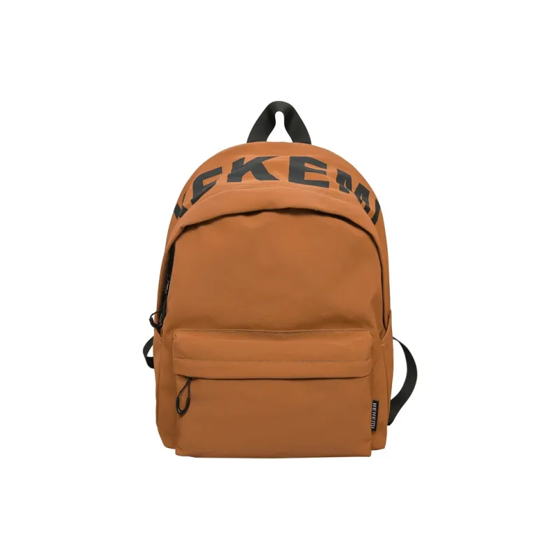 XIANGSU Nylon Backpack Unisex White/Black/Orange/Green/Purple-10