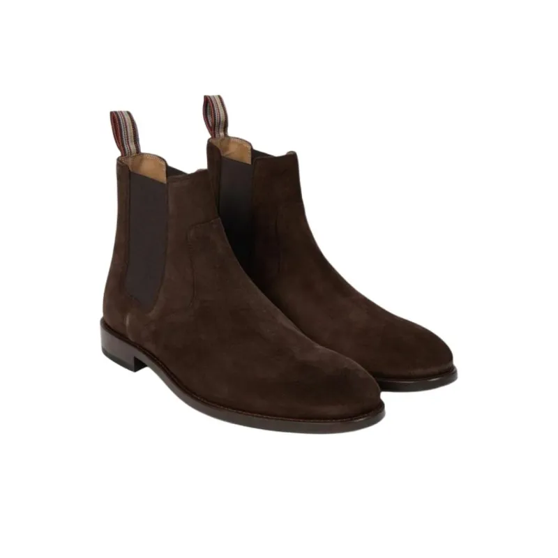 Paul Smith Lawson Ankle Length Chelsea Boots Men's Brown-2