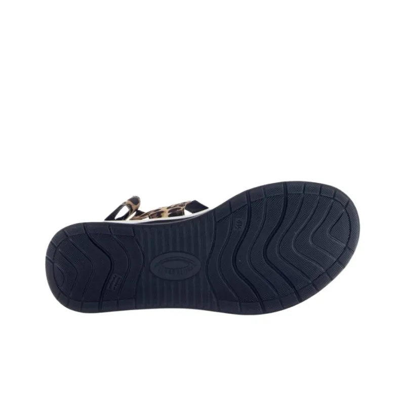 Gabor Rollingsoft Beach Sandals Women's Black Blue-5