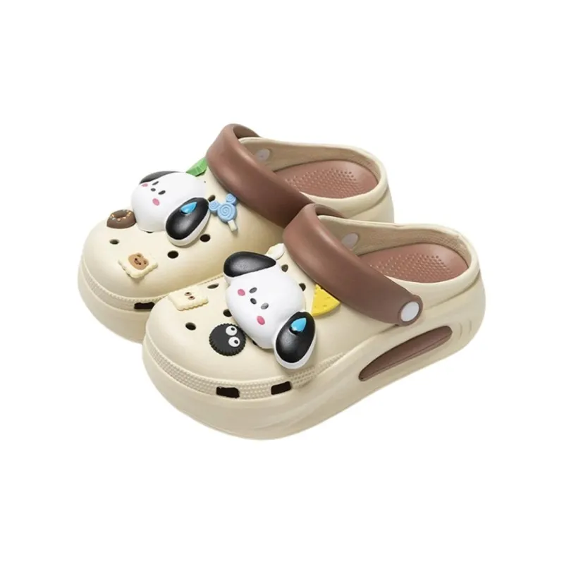 ECAC Squashy And Bouncy Feeling Clogs, Summer Height Increasing, Slip Resistant EVA Platform Slippers-10