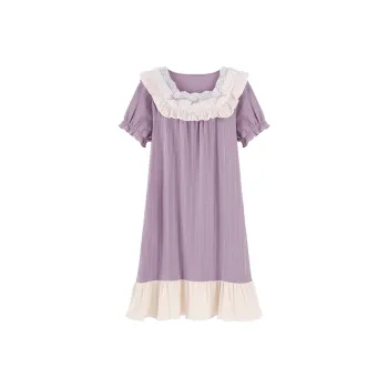 MIIOW Nightgown Women's Light Purple