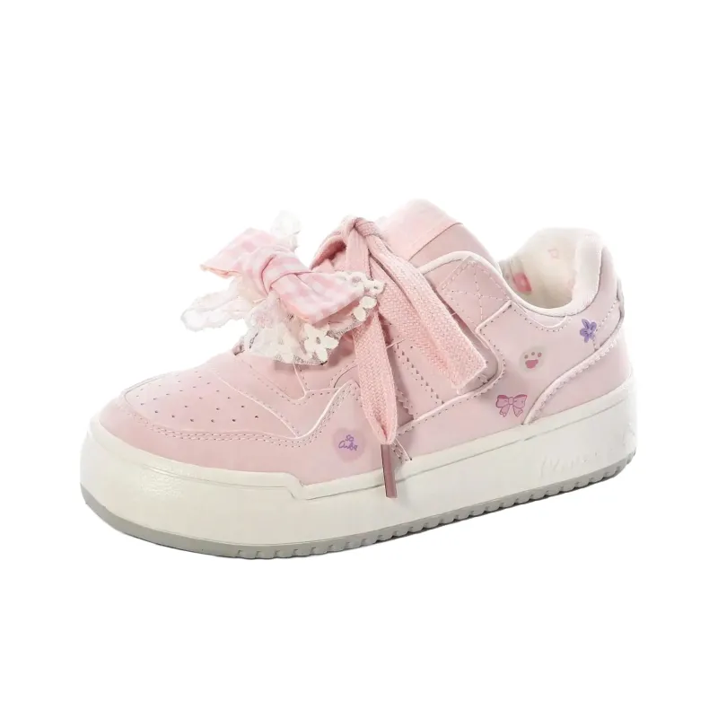 ABCIO Slip Resistant Waterproof Cushioning Height Increasing Low Top Skateboard Shoes Women's-24