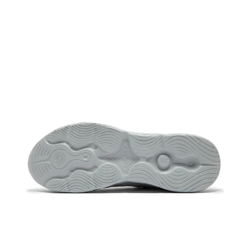 361° Cushioning, Wear Resistant Low Top Casual City Commute Running Shoes Women's Gray-4