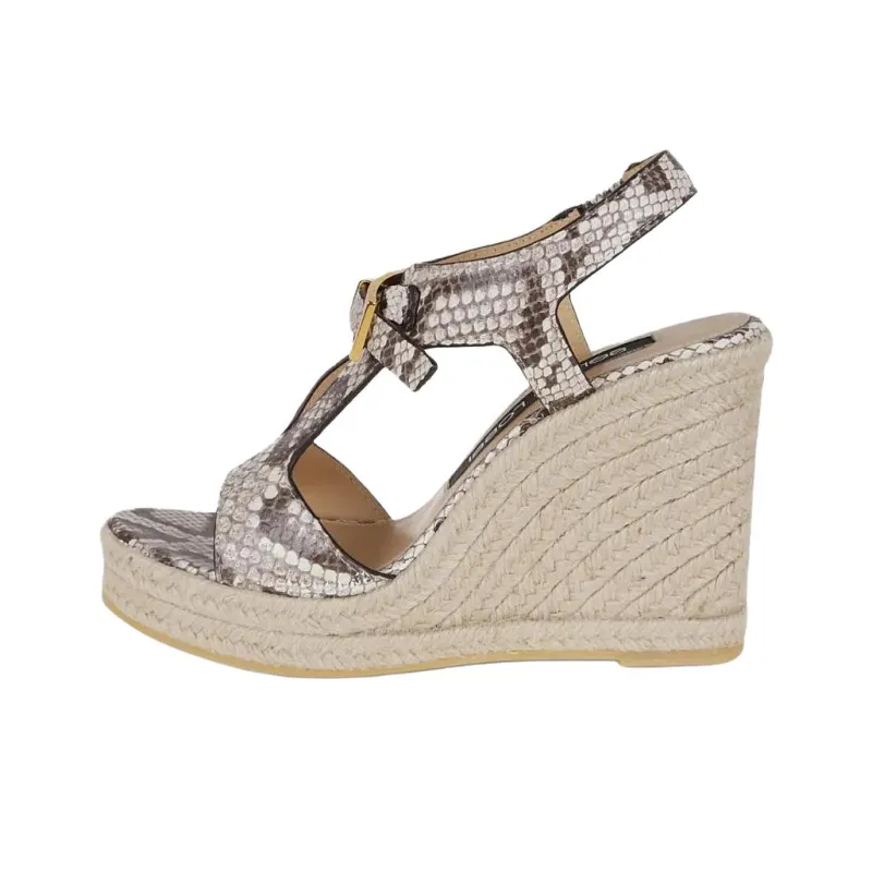 SERGIO ROSSI Strap Sandals 9cm Women's Beige-0