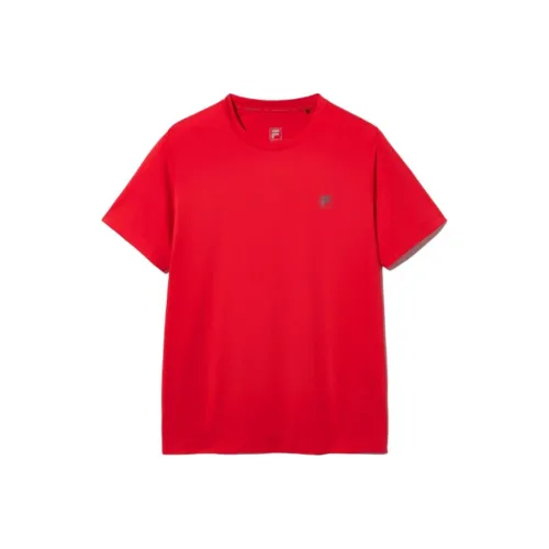 FILA T Shirts Unisex Red