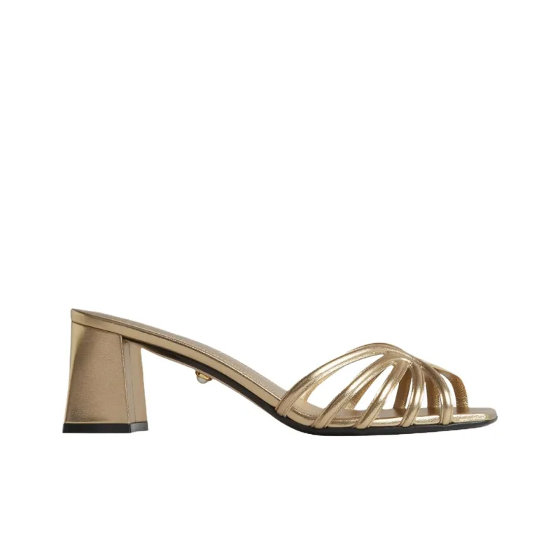 ALEVI Slide Slippers Women's Gold-1