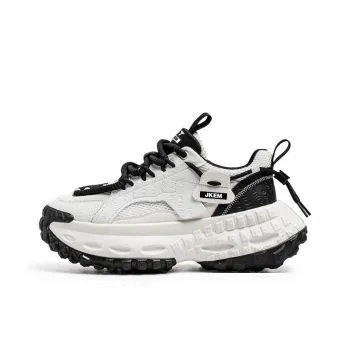 JKEM Cushioning, Slip Resistant, And Abrasion Resistant Low Top Chunky Sneakers Men's
