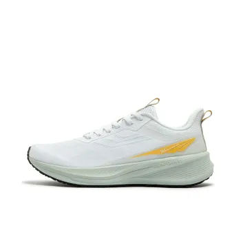 361° Wing Gundam 5.0 Cushioning Slip Resistant Low Top City Commute Running Shoes Men's White Green