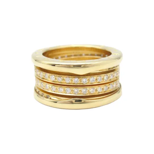 BVLGARI 2010s 18kt Yellow Gold B zero1 Diamond Ring