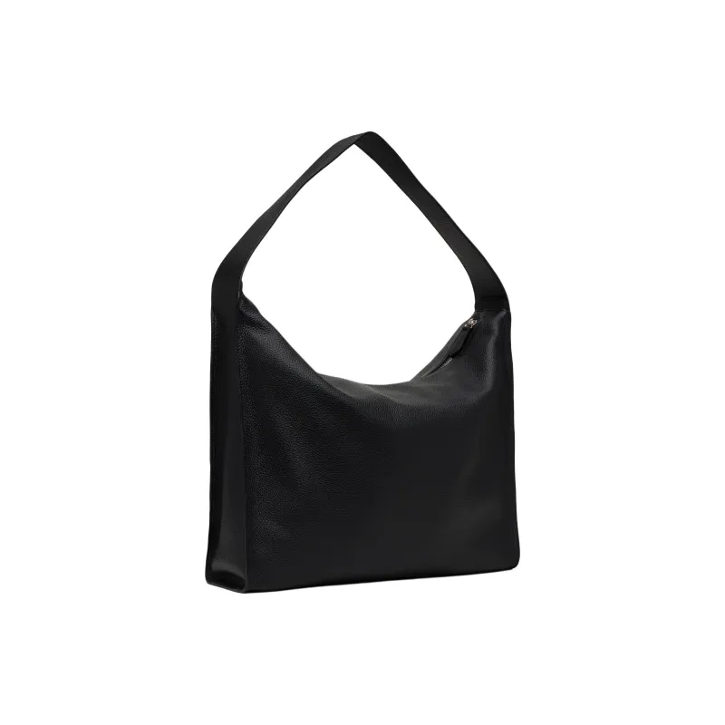 NOTHING WRITTEN Leather Shoulder Bag Regular Women's Black-1