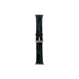 Canvas with Leather Apple Strap-Black Green