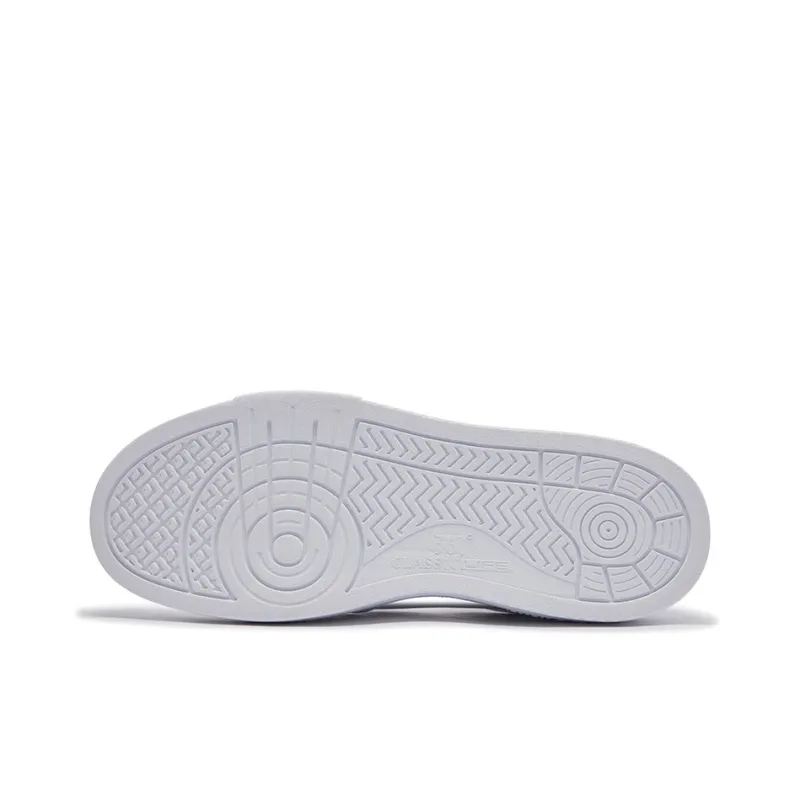361° Abrasion Resistant Cushioning Balance Low Top Skateboard Shoes Women's White-4
