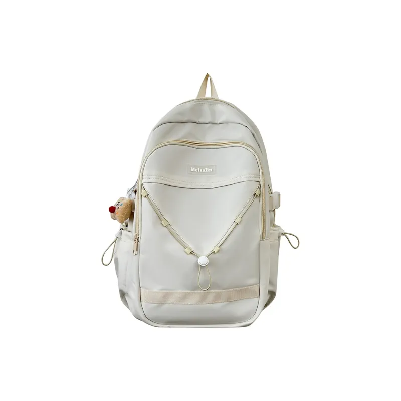 Deli Bear Nylon Backpack Unisex Khaki, Blue, White, Black-10