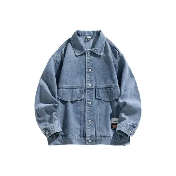 NAXUSTO Denim Jacket Workwear Top Unisex