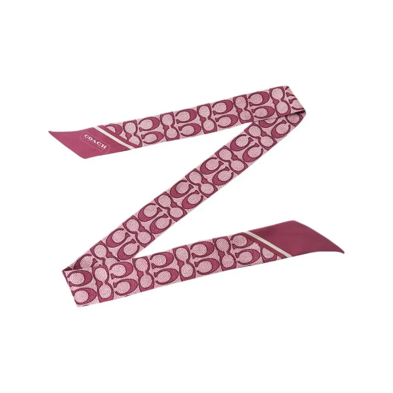 COACH Vintage Signature C Printed Satin Scarf-1