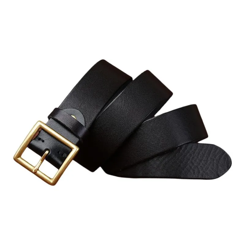 JEANSWEST Cow Leather Belts Men's 3.8cm-1