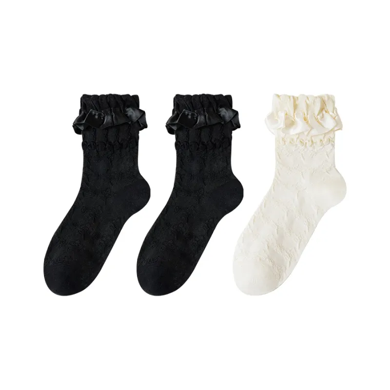 Temooues Mid Calf Socks Women's 3 Pack-8