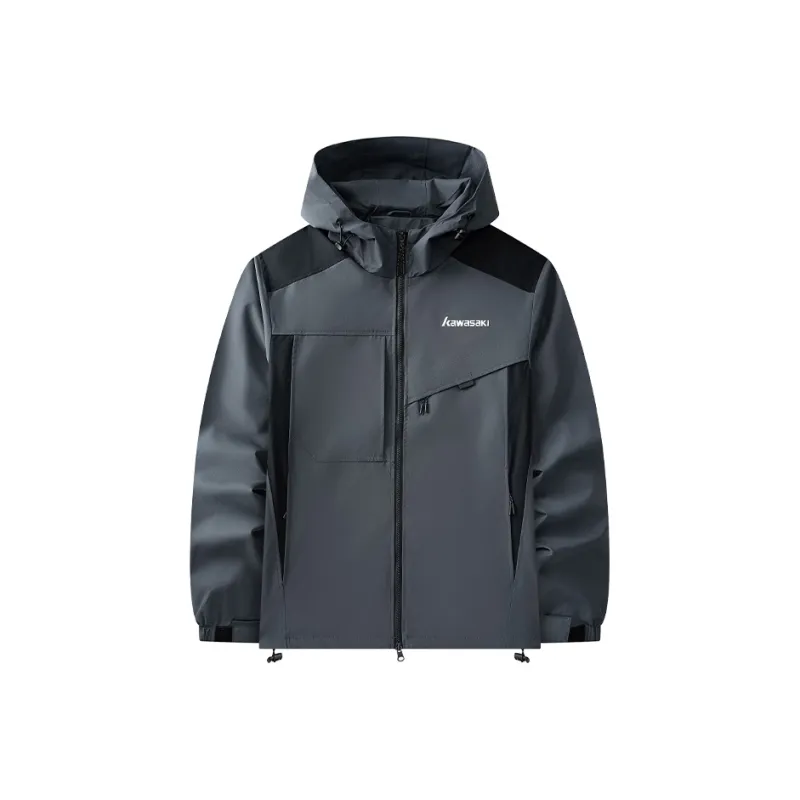 Kawasaki Waterproof And Windproof Windbreaker Jacket Unisex-3