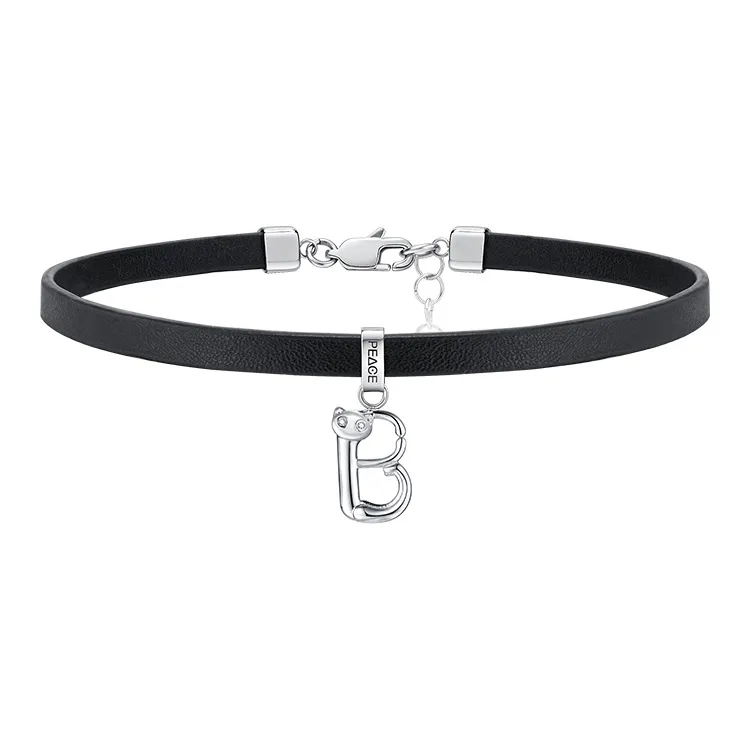 PEACE & CAT Titanium Steel Necklaces Women's-3