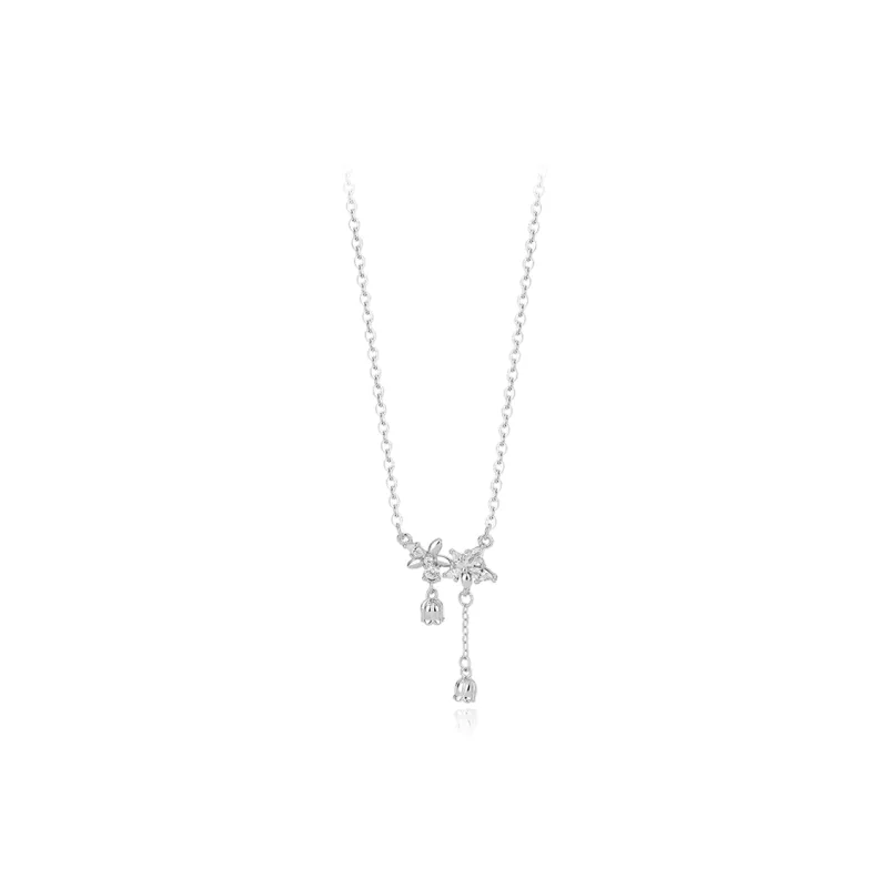 CANHUI S999 Fine Silver Necklaces Women's-0