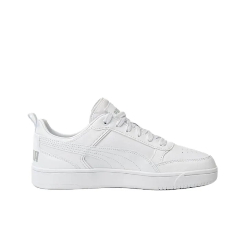 PUMA DRIBBLE Anti Slip Wear Resistant Low Top Skateboard Shoes Unisex White-1
