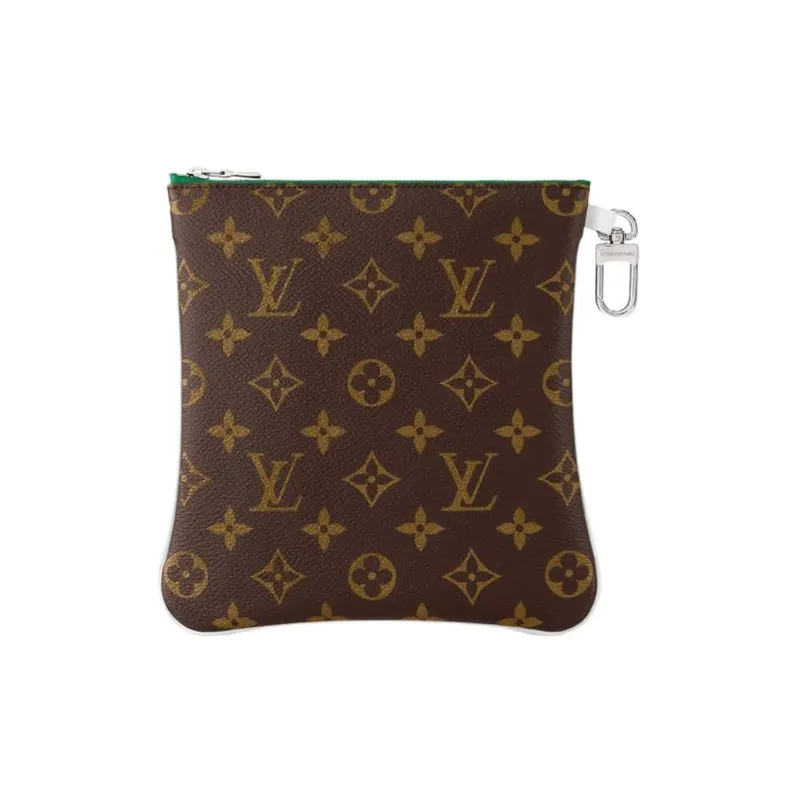 LOUIS VUITTON Coated Canvas Bag Accessory Unisex Brown-2