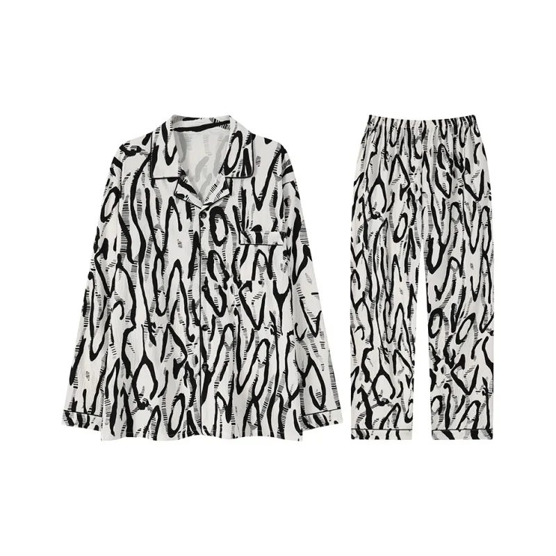 Lan Miao Pajama Set Men's Image Color-0