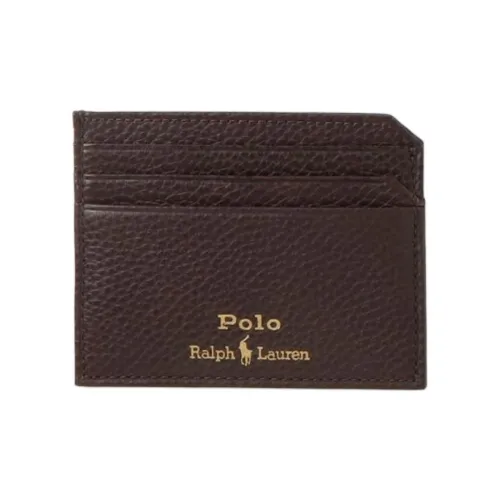 Polo Ralph Lauren Cow Leather Card Holder Men's Brown