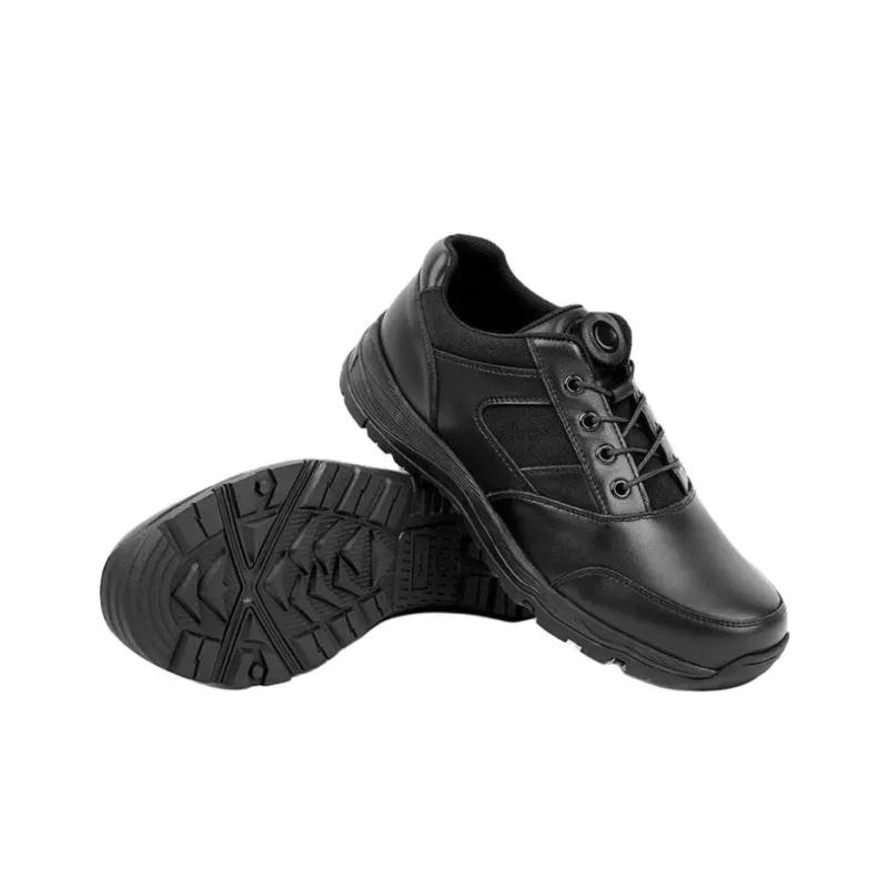 Shu Family Cushioned Slip Resistant Low Top Casual Shoes Men's Black-2