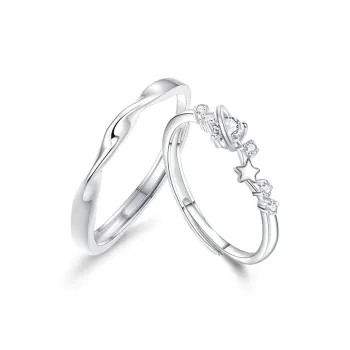 CHINA GOLD Natural Topaz Rings Unisex