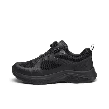Strongman Abrasion Resistant Breathable Puncture Resistant Low Top Hiking Shoes Men's Black