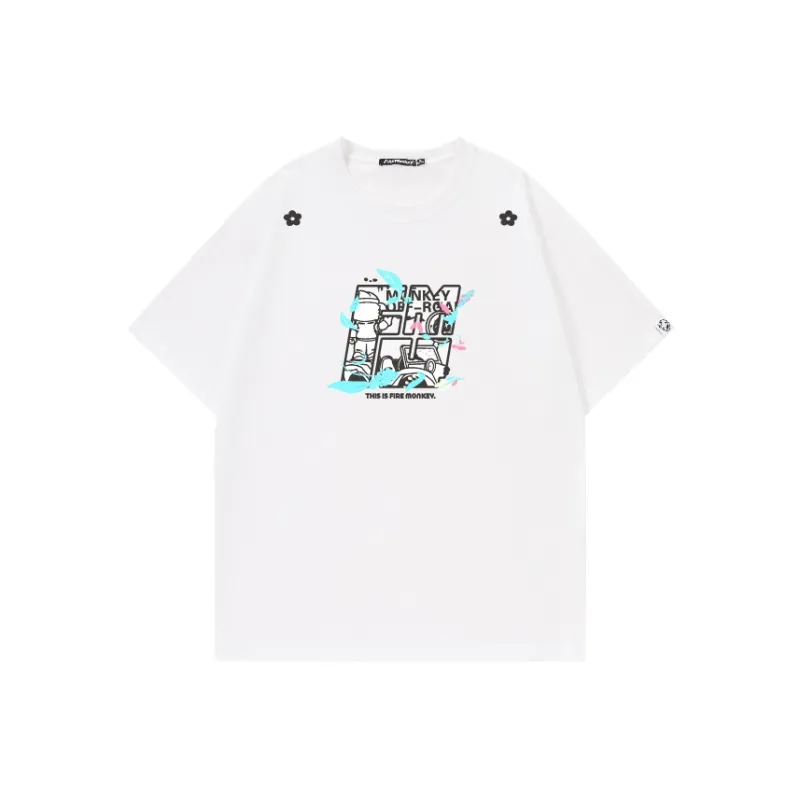 FireMonkey T Shirt Unisex White-0
