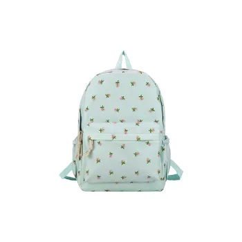 XIANGSU Nylon Backpack Unisex Green/Black/Pink/White