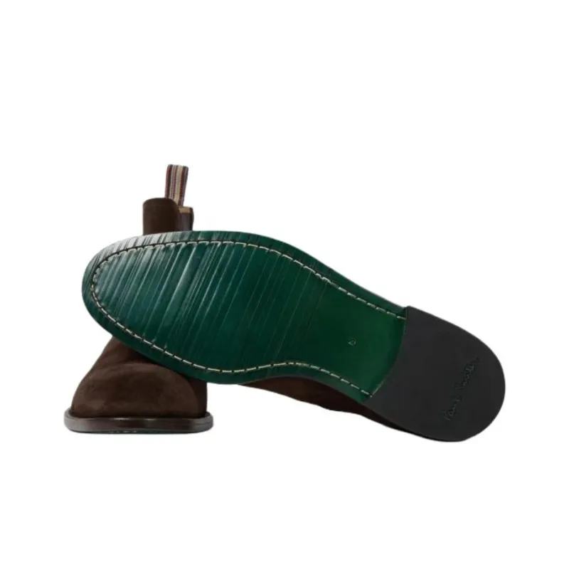 Paul Smith Lawson Ankle Length Chelsea Boots Men's Brown-3