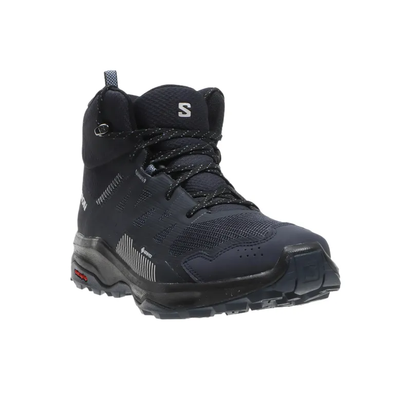 SALOMON Gore Te Lightweight High Top Hiking Shoes Men's Black-1
