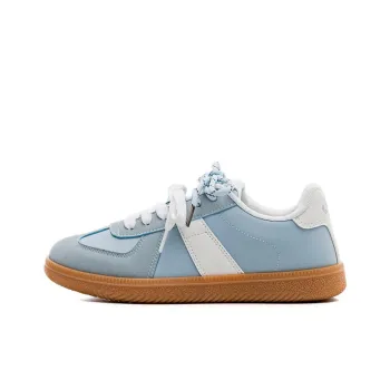 Dafu Leaps Forward Coverage Slip Resistant Low Top Skateboard Shoes Women's Blue