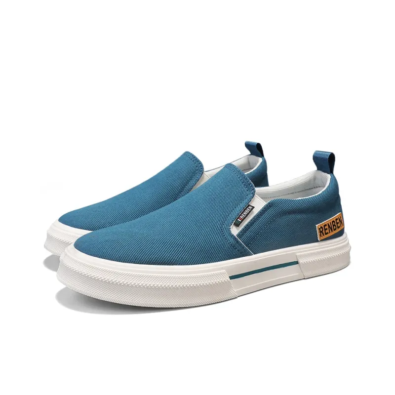 RENBEN Breathable And Lightweight Low Top Canvas Shoes Men's-9