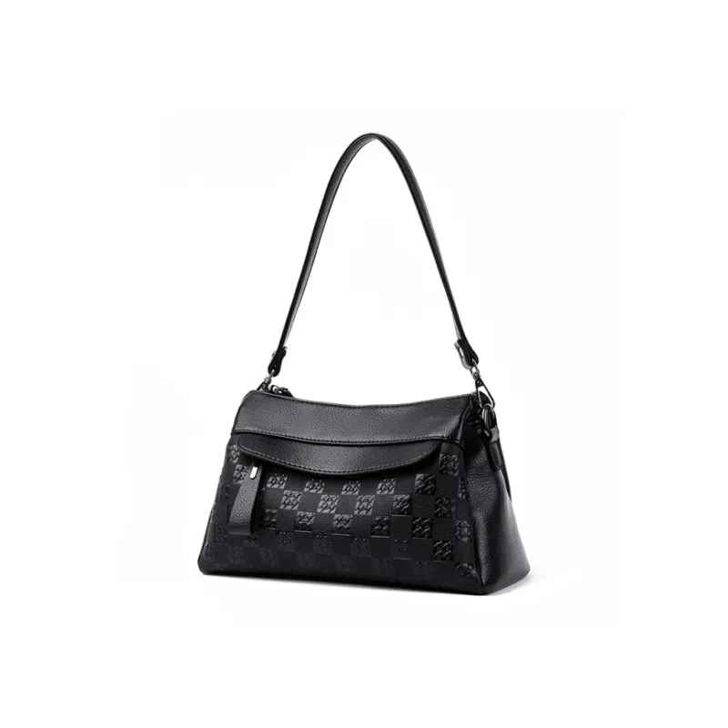 JIEXINI PU Crossbody Bag Shoulder Bag Women's Black/Burgundy/Coffee-1