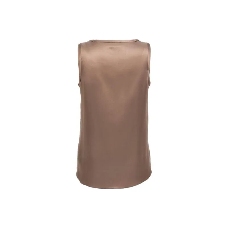 Brunello Cucinelli Scoop Neck Sleeveless Tank Top-1