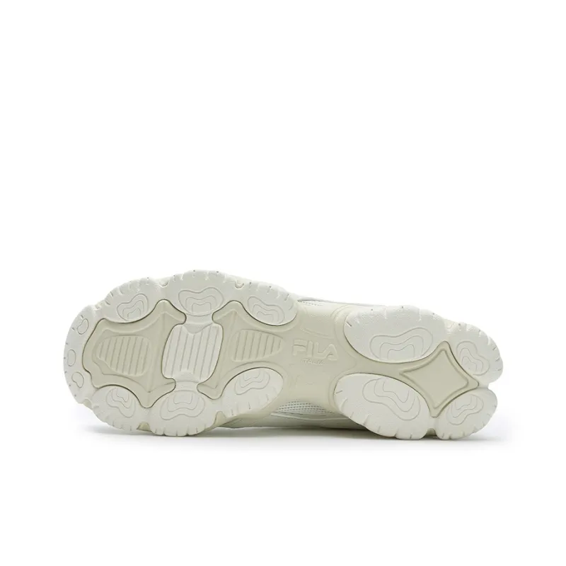 FILA FLUID 6 ST Slip Resistant, Abrasion Resistant, Breathable Low Top Running Shoes Women's White Yellow-4