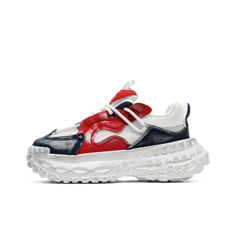 ROBINHOOD Cushioning, Slip Resistant, Abrasion Resistant Support Low Top Chunky Sneakers Men's-1