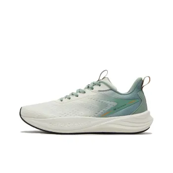 361° Slip Resistant And Breathable Low Top Casual Running Shoes Men's White Green