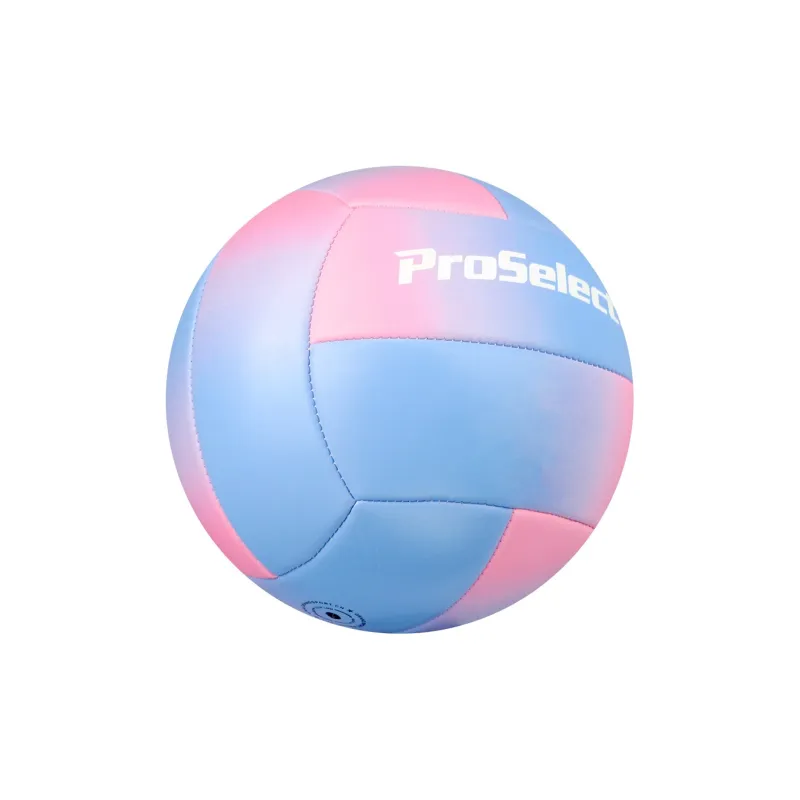 ProSelect PU Size 5 Volleyball Unisex Sky Blue Pink Gradient-1