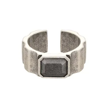 KRNE Silver Plated Copper Rings Unisex