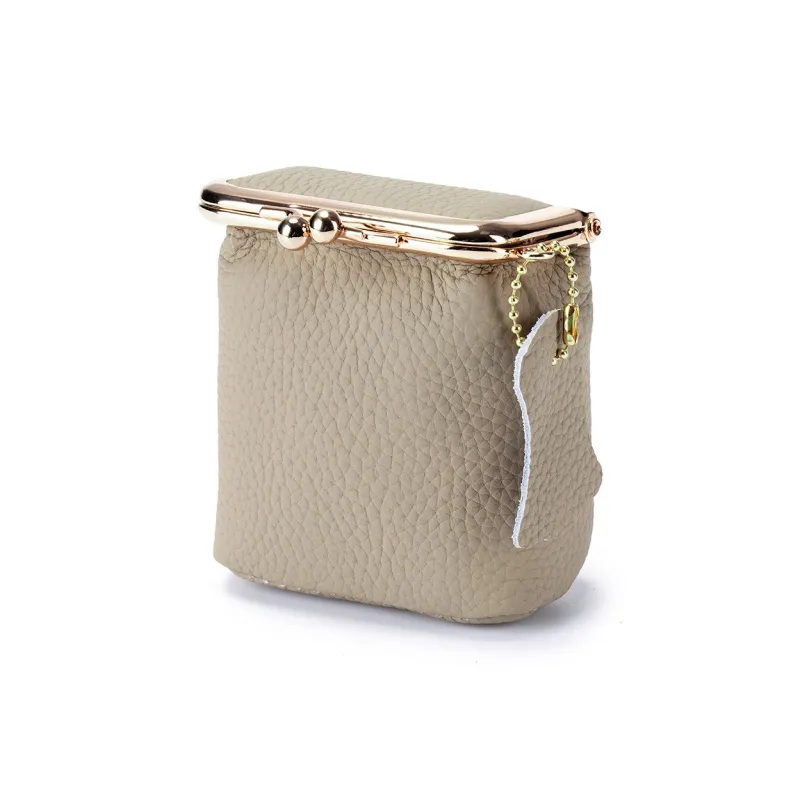 OUZIHUANG Top Grain Cow Leather Clutch Regular Women's Multicolor-7