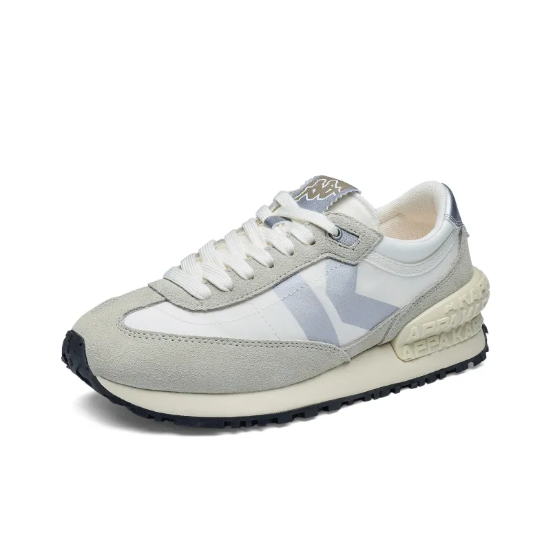 Kappa Anti Slip Wear Resistant Low Top Running Shoes Women's Green White-2