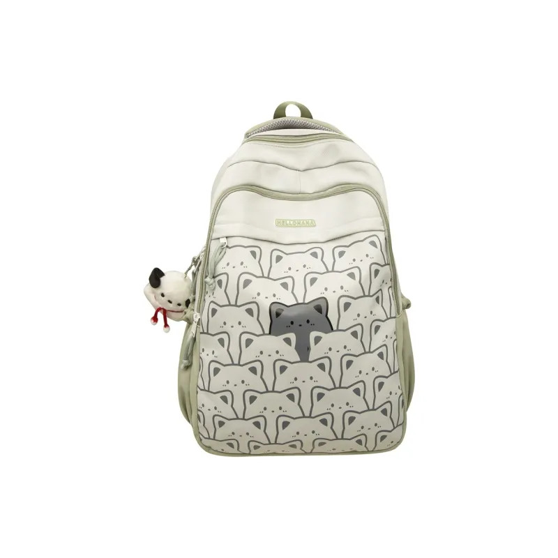 XIANGSU Nylon Backpack Regular Unisex Multicolor-5