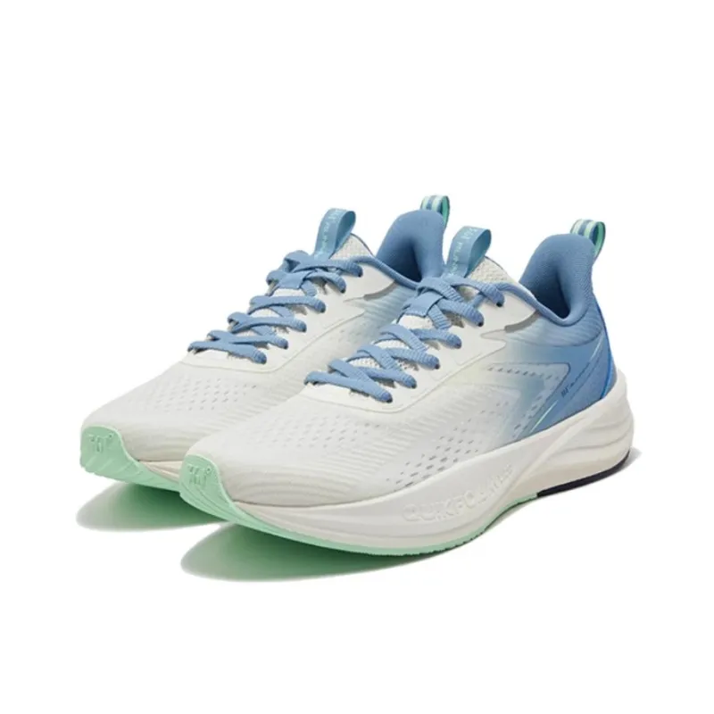 361° Breathable And Wear resistant Low Top Casual Running Shoes Men's White Blue-1