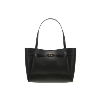 MICHAEL KORS Reed Leather Tote Bag, Shopping Bag, Shoulder Bag Regular Women's Black